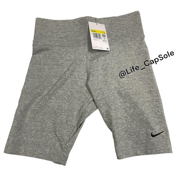 Nike Pants - Size S Nike Biker Shorts Sportswear Classic Wns High Waisted 8"  DB3905-063 Gray